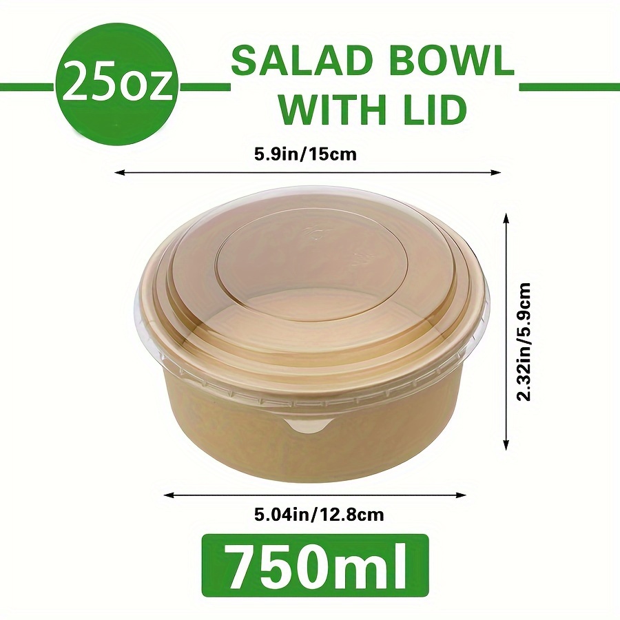 25Oz/750Ml 25/50 Pack Paper Bo - огляд і ціна Food Storage Safety