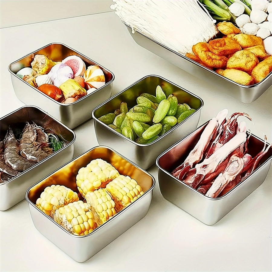 1/3/5pcs Stainless Steel Food  - огляд і ціна Food Storage System