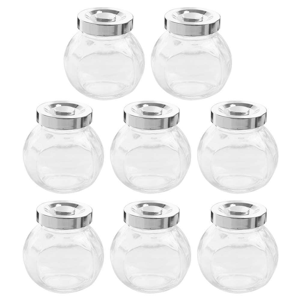 8Pcs Glass Sealed Storage Jars - огляд і ціна Food Storage Jar Glass