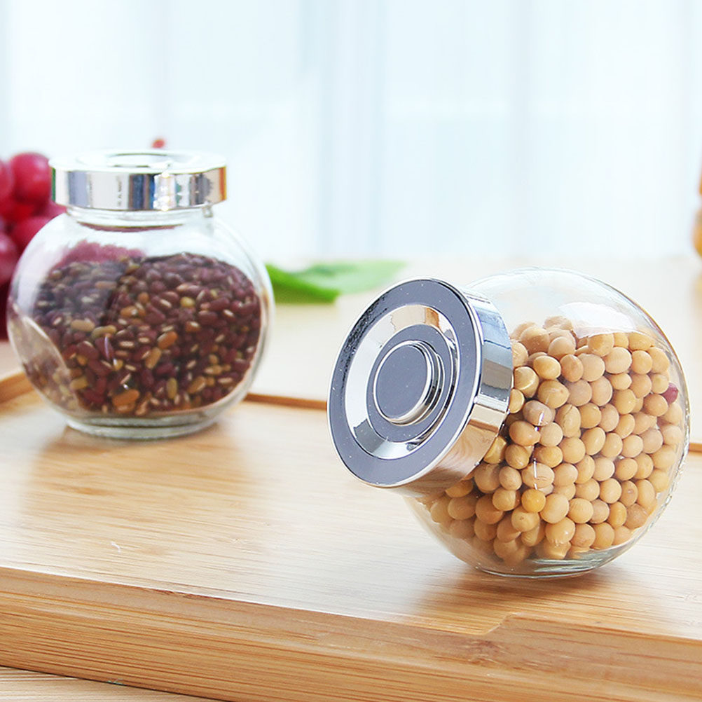 8Pcs Glass Sealed Storage Jars - огляд і ціна Food Storage Jar Glass