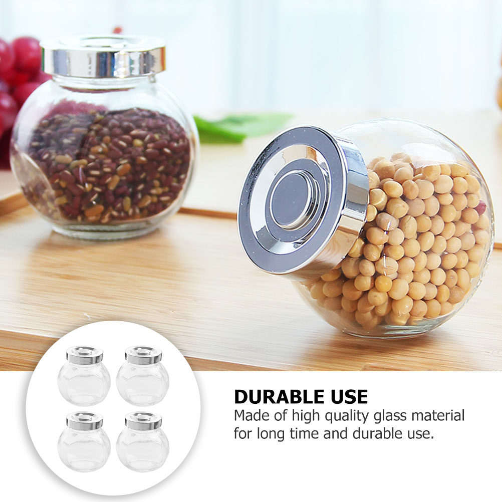8Pcs Glass Sealed Storage Jars - огляд і ціна Food Storage Jar Glass