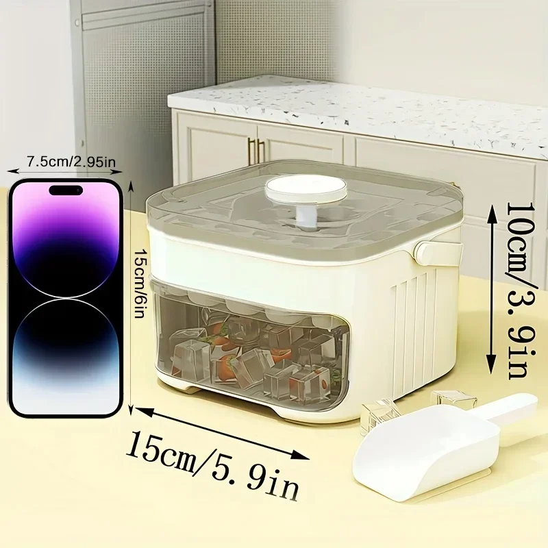 Cube Ice Maker with Easy Press - огляд і ціна Food Storage System