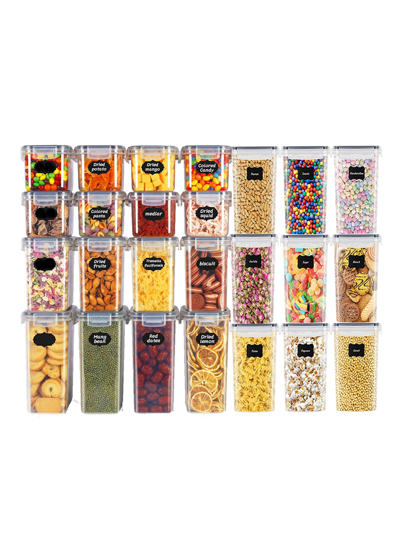 48pcs, Sealed Food Storage Con - огляд і ціна Food Storage For Room