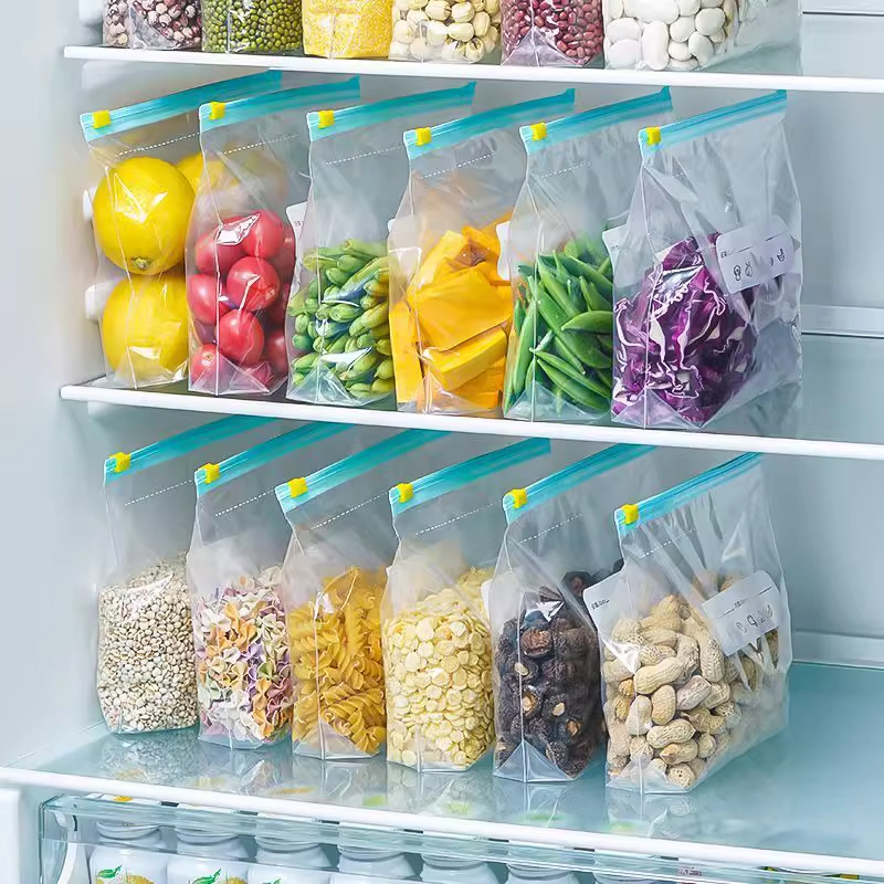 15/30/45Pcs Reusable Food Grad - огляд і ціна Food Storage Zipper Bags