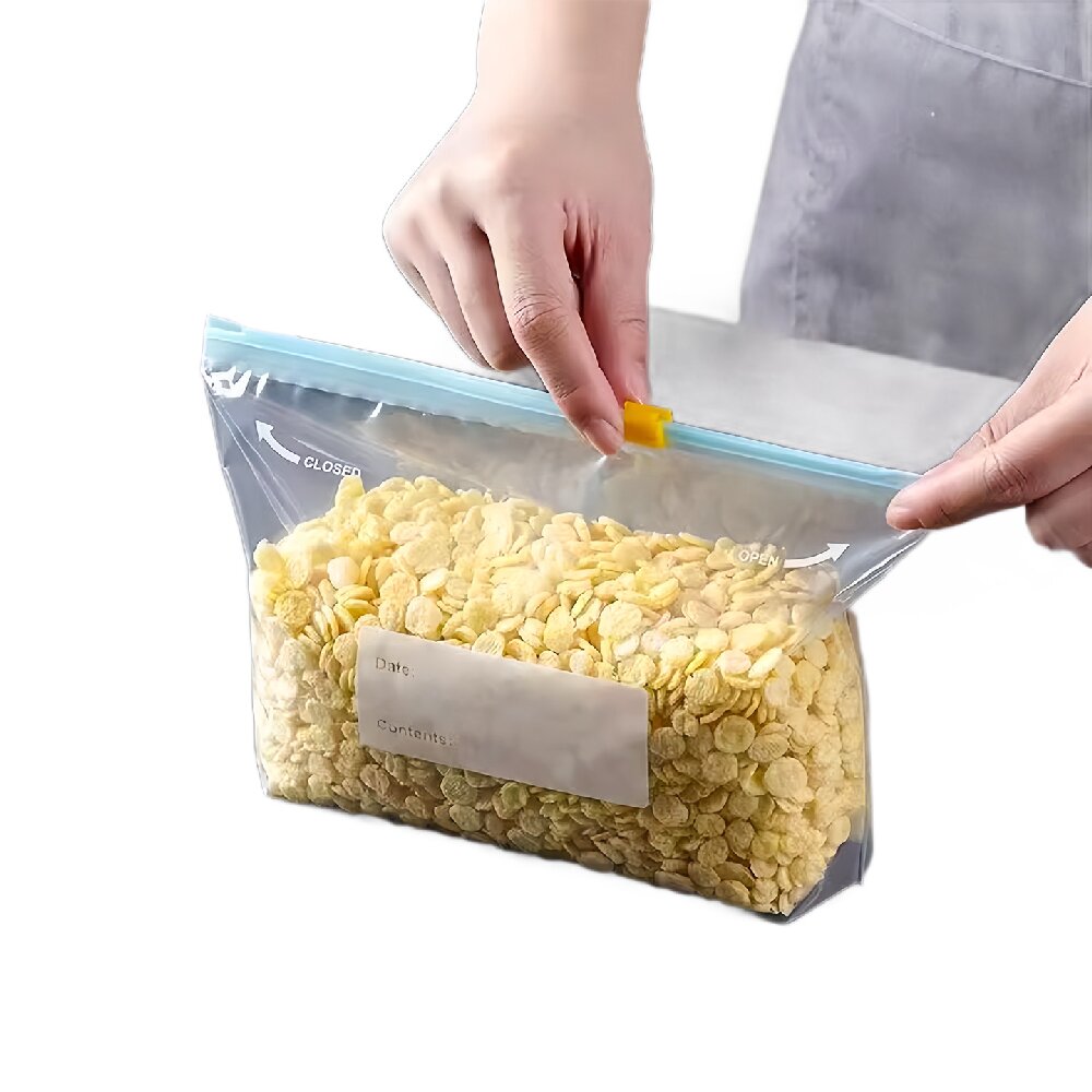 15/30/45Pcs Reusable Food Grad - огляд і ціна Food Storage Zipper Bags