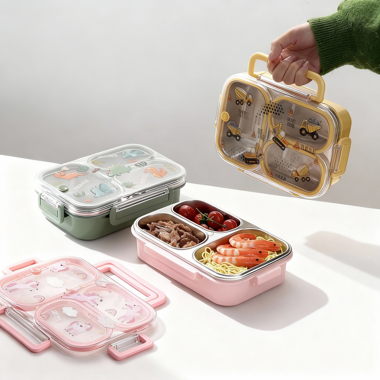 Large Capacity Cartoon Childre - огляд і ціна Food Storage Dividers
